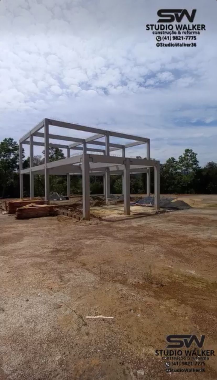 Galpão estrutura metálica Studio Walker